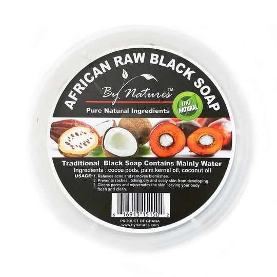 by-natures-african-raw-black-soap-tub-original-6-oz-100-pure-natural-1