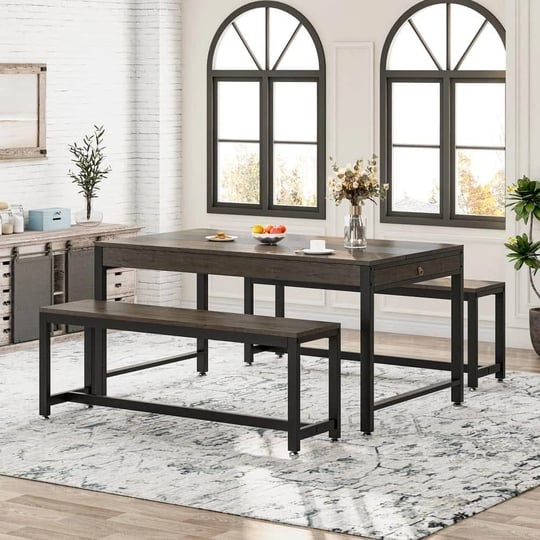 byblight-farmhouse-grey-engineered-wood-63-in-4-legs-dining-table-set-with-benches-seats-4-to-6-1