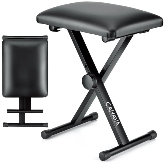 cahaya-keyboard-bench-x-style-adjustable-height-piano-bench-padded-keyboard-stool-chair-seat-for-ele-1