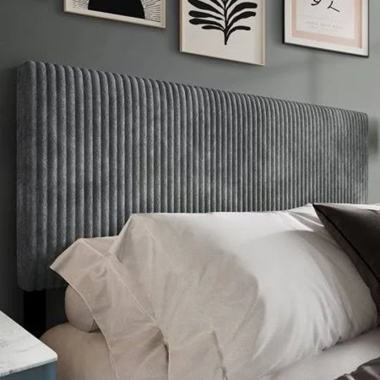 castle-place-cozy-velvet-upholstered-queen-headboard-grey-1