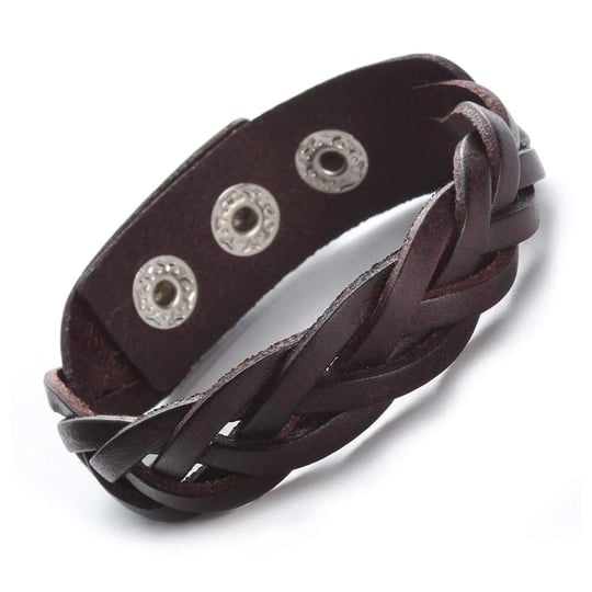 ccbfy-genuine-leather-bracelet-braided-sporty-wide-wristband-punk-jewelry-for-men-women-brown-1