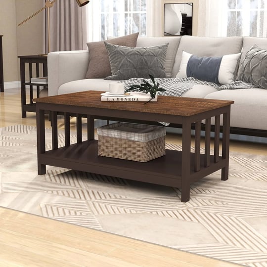 choochoo-farmhouse-coffee-table-espresso-living-room-table-with-shelf-40-inch-1