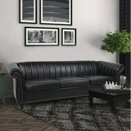 churanty-84-inch-chesterfield-sofa-leather-pu-sofa-with-channel-tufted-back-classic-3-seater-leather-1