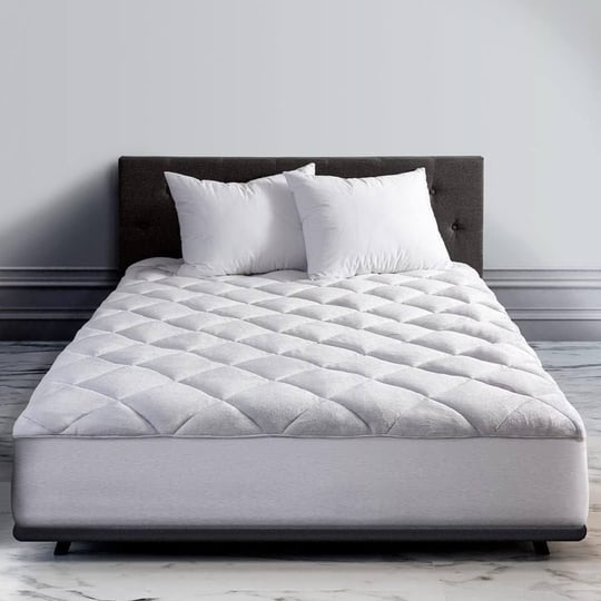 circleshome-double-puff-fleece-mattress-pad-for-cozy-and-comfortable-sleep-crib-52x28-white-1