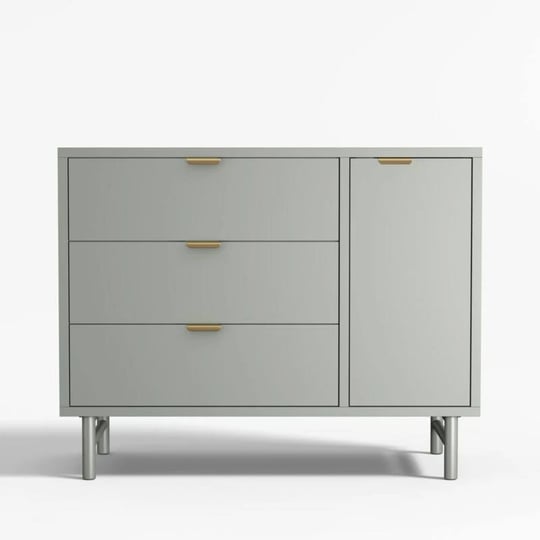 classic-laurel-green-wood-3-drawer-kids-dresser-with-door-crate-kids-1