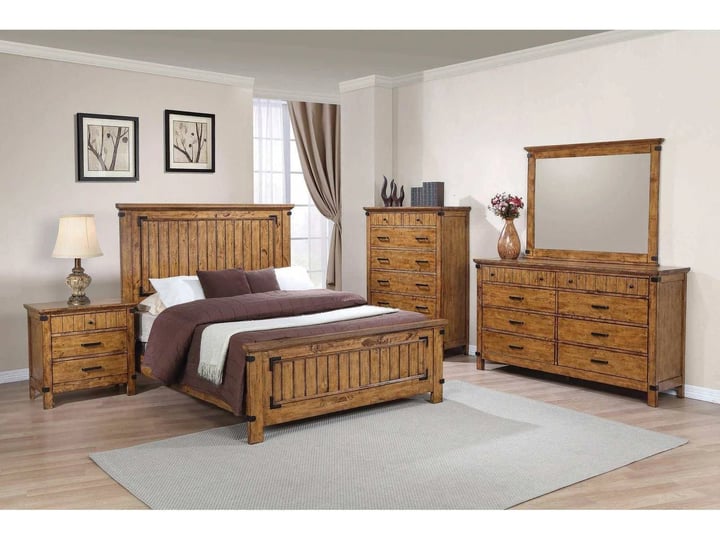 coaster-brenner-panel-bedroom-set-rustic-honey-1