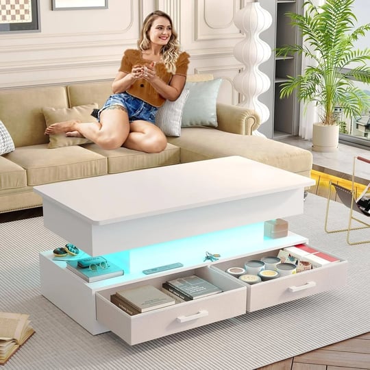 coffee-table-40-lift-top-2-fabric-drawers-led-light-white-1