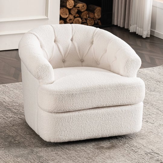 comfy-round-swivel-chair-with-ottoman-beige-1