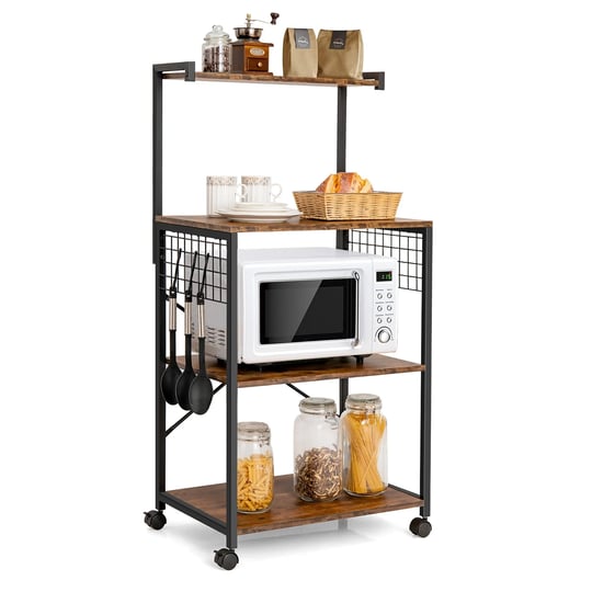 costway-4-tier-rolling-bakers-rack-industrial-utility-microwave-oven-stand-cart-w-hooks-1