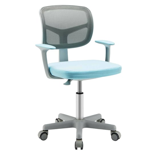 costway-kids-desk-chair-adjustable-height-children-study-chair-w-auto-brake-casters-blue-1