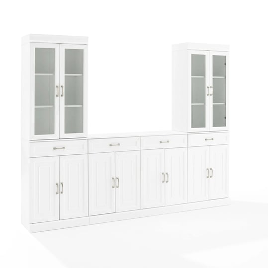 crosley-stanton-white-3pc-sideboard-and-glass-door-pantry-set-1