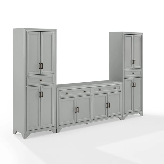 crosley-tara-distressed-gray-3pc-sideboard-and-pantry-set-1