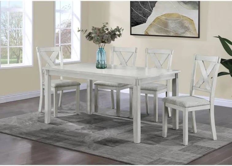 crown-mark-clari-grey-white-rectangular-60-wood-dining-table-with-chair-set-for-4-mdf-wood-60w-x-36d-1