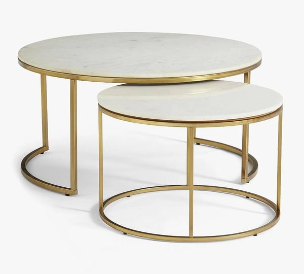 delaney-round-marble-nesting-coffee-tables-brass-pottery-barn-1