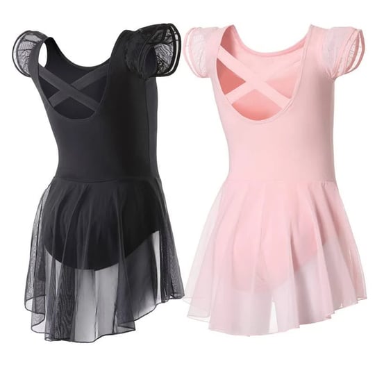 dipug-ballet-leotards-for-girls-ballet-leotard-with-skirt-toddler-dance-leotards-flutter-sleeve-and--1