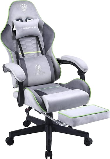dowinx-gaming-chair-with-footrest-290lbs-light-grey-1
