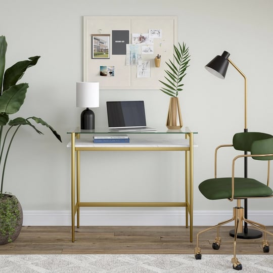eaton-36-desk-with-shelf-brass-faux-marble-1
