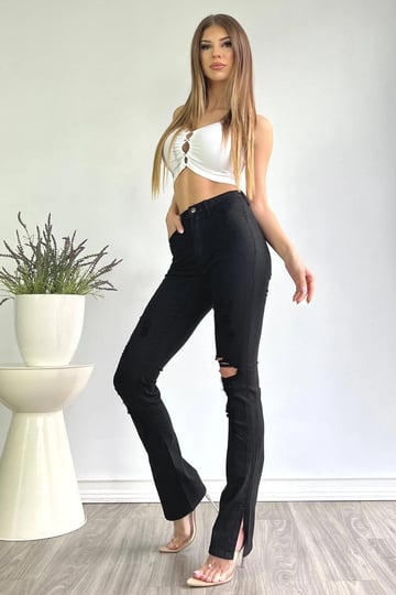 edge-im-sprung-black-split-hem-distressed-straight-leg-jeans-1