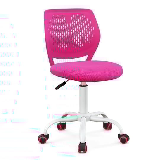 ergonomic-children-study-chair-with-adjustable-height-pink-costway-1