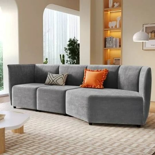 euroco-106-inch-stylish-sofa-set-3-seat-sofa-with-adjustable-back-polyester-upholstery-for-living-ro-1