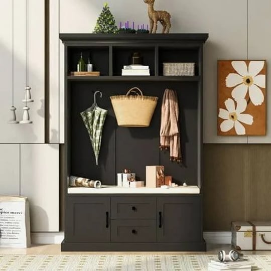 euroco-47-2-inchw-large-entryway-hall-tree-with-storage-bench-and-coat-rack-3-hooks-3-shelves-for-ha-1