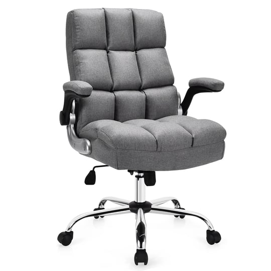 executive-office-chair-ergonomic-computer-chair-with-thick-padding-grey-1