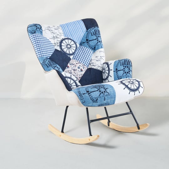 ferpit-upholstered-wingback-rocking-chair-with-rubberwood-rockers-nautical-patchwork-1