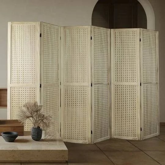 fionafurn-room-divider-pegboard-display-folding-wood-portable-freestanding-wall-organizer-67in-6-pan-1