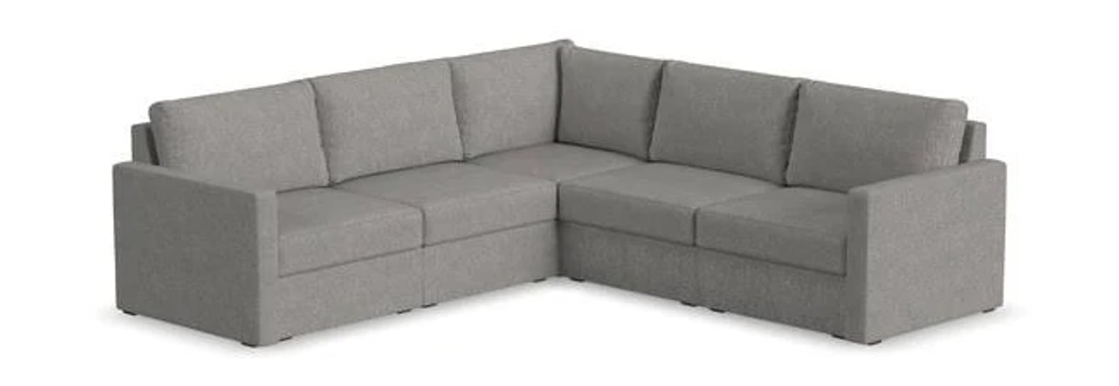 flex-5-piece-sectional-sofa-flexsteel-grey-fabric-1