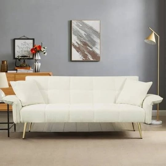 futon-sofa-bedconvertible-double-sofa-bed-with-folding-armrests-for-living-rooms-and-small-spacesbei-1