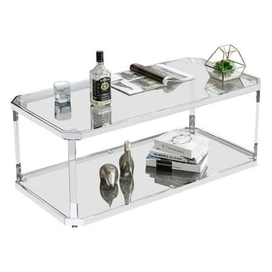 glass-coffee-table-clear-coffee-table-with-2-tiers-acrylic-leg-chrome-frame-rectangular-center-table-1