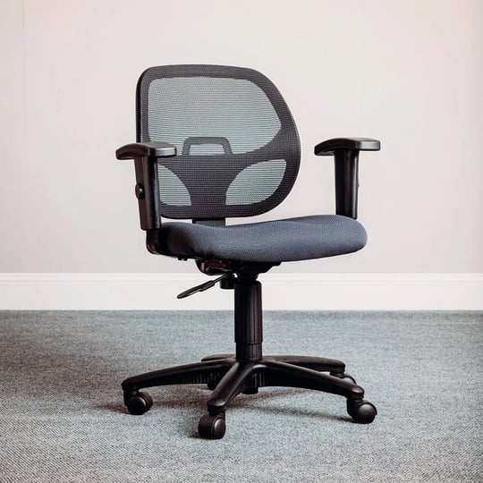 global-industrial-277436gy-interion-mesh-office-chair-with-mid-back-adjustable-arms-fabric-gray-1
