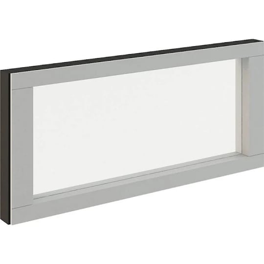 global-industrial-695914swbl-interion-modular-partition-stacking-panel-with-glass-36w-x-16h-1