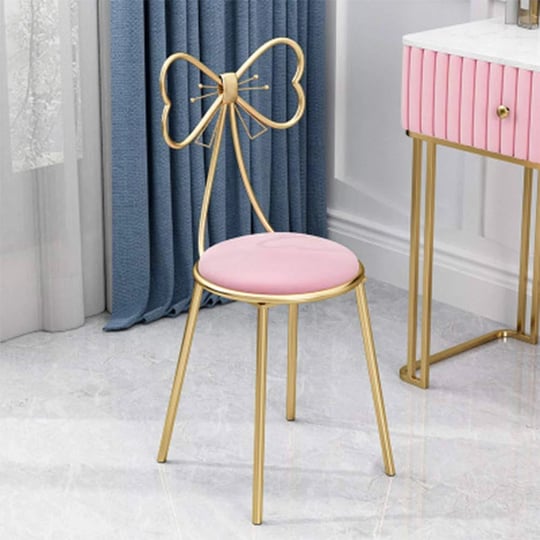 gluck-plants-modern-makeup-vanity-chair-stoolcute-butterfly-flannel-material-stool-chair-ottoman-ben-1