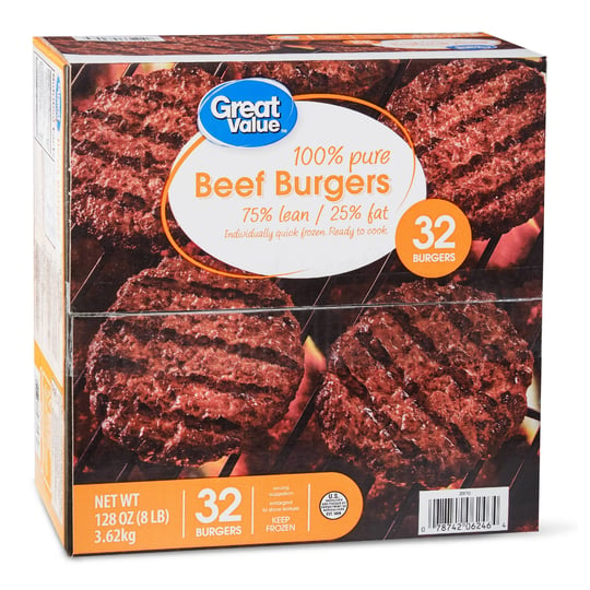 great-value-pure-beef-burgers-lean-fat-8-lbs-32-count-frozen-1