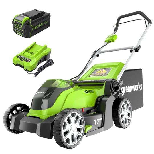 greenworks-40v-17-inch-cordless-lawn-mower-4ah-battery-and-charger-mo40b411-1