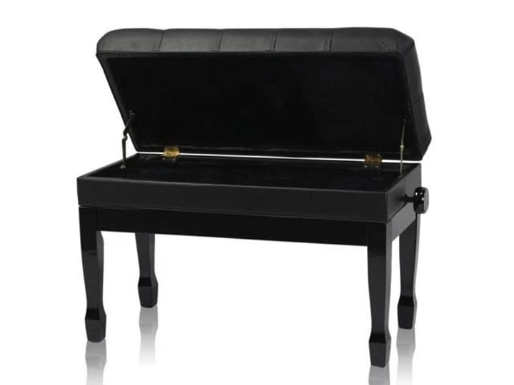 griffin-genuine-leather-duet-piano-bench-seat-black-wood-keyboard-guitar-stool-1