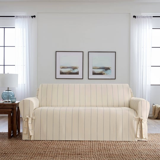 heavyweight-natural-with-blue-stripe-cotton-duck-sofa-slipcover-1