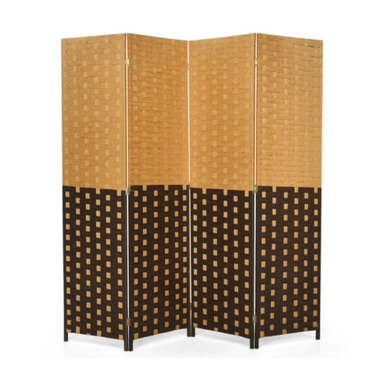 hivvago-4-panel-portable-folding-hand-woven-wall-divider-suitable-for-home-office-brown-mathis-home-1
