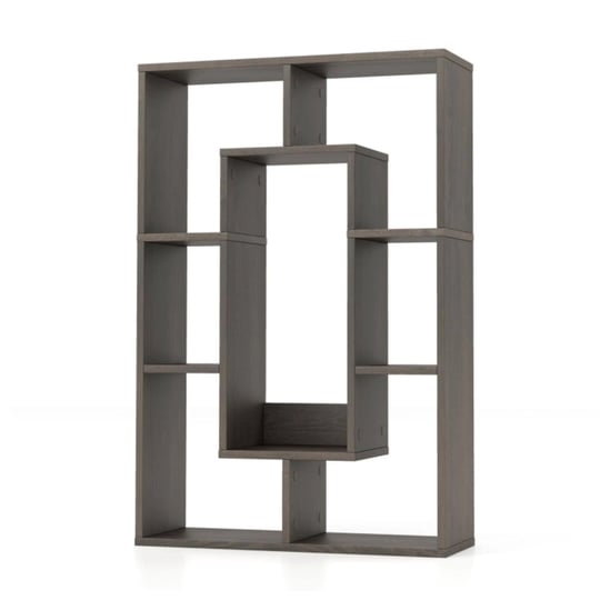 hivvago-7-cube-geometric-bookshelf-modern-decorative-open-35-5-high-bookcase-in-gray-mathis-home-1