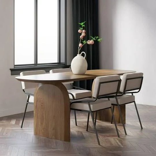 homary-70-9-inch-japandi-dining-table-solid-wood-top-pedestals-for-6-size-overall-length-70-9-overal-1