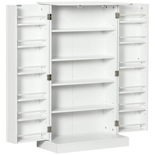 homcom-41-freestanding-farmhouse-2-door-kitchen-pantry-storage-cabinet-with-doors-and-adjustable-she-1
