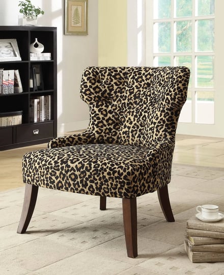 homeroots-leopard-fabric-espresso-accent-chair-285696-1