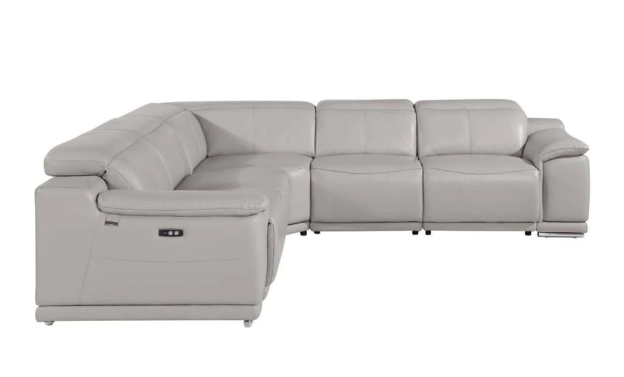homeroots-light-gray-italian-leather-modular-five-piece-reclining-sectional-1