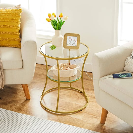 hoobro-round-end-table-with-charging-station-2-tier-round-accent-side-table-with-glass-top-small-rou-1
