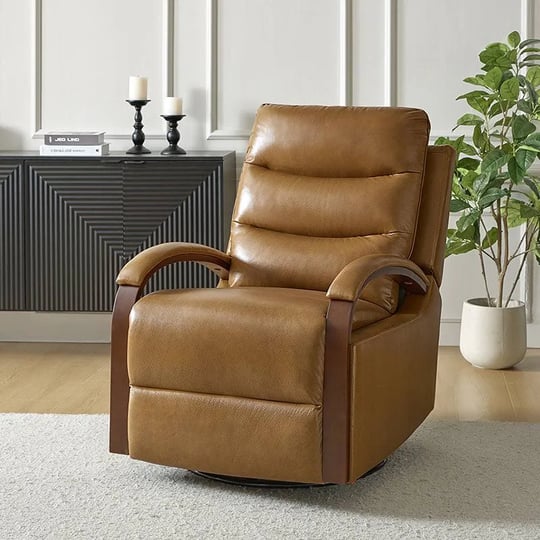 hulala-home-clemens-genuine-leather-swivel-rocking-manual-recliner-camel-1