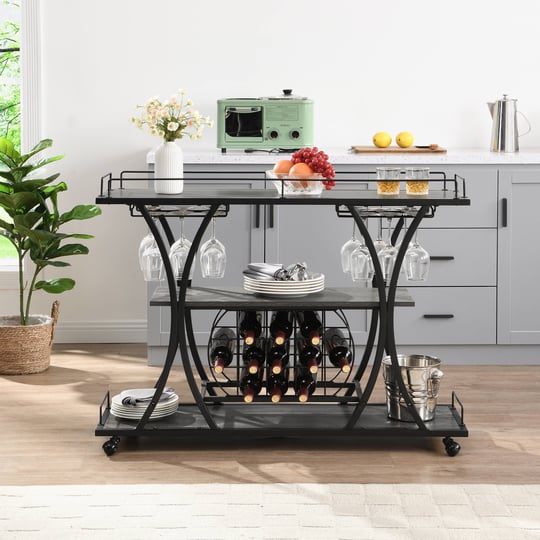 industrial-bar-cart-kitchen-barserving-cart-size-black-1