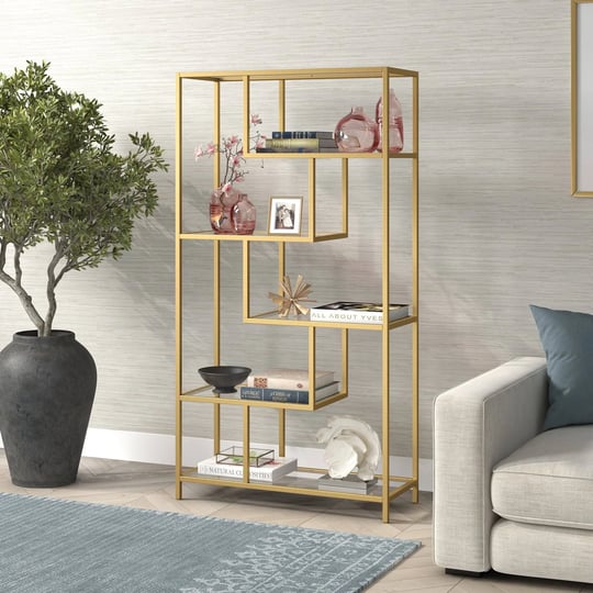 isla-68-tall-rectangular-bookcase-in-gold-1