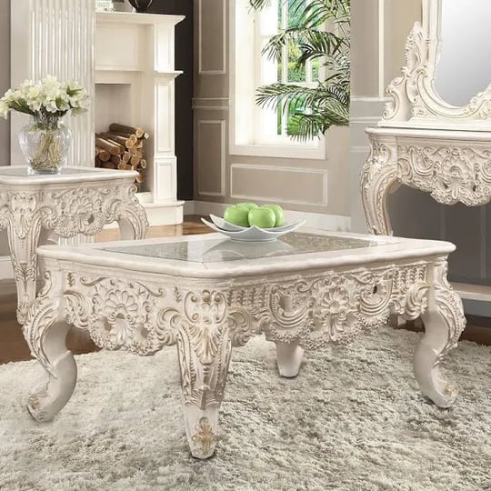 ivory-metallic-gold-highlights-coffee-table-homey-design-hd-998i-1