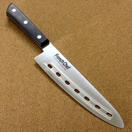 japanese-masamune-kitchen-perforated-chefs-knife-7-1-phenol-resin-handle-seki-japan-1